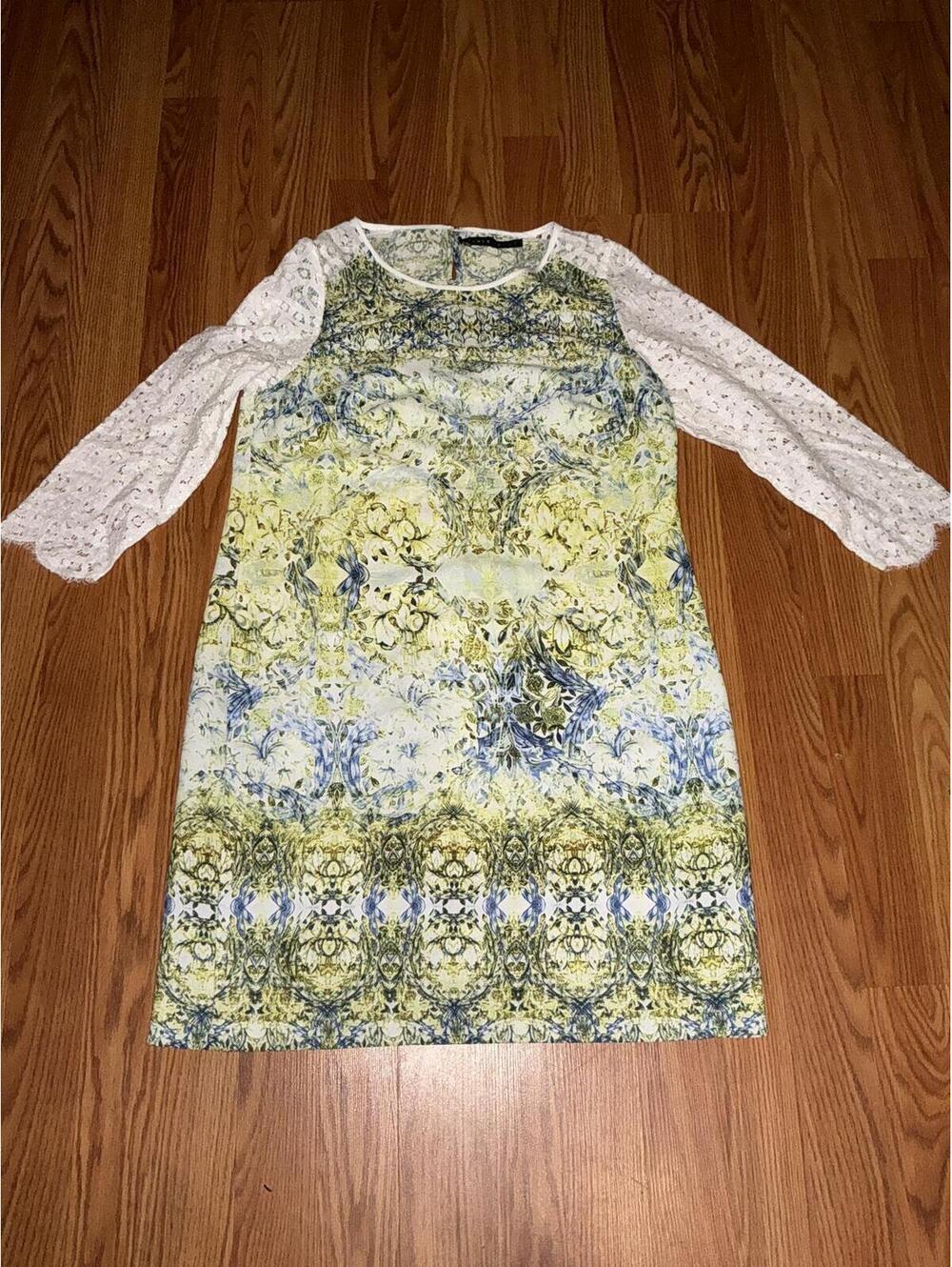 Ivanka Trump Women's Dress with Lace Sleeves
